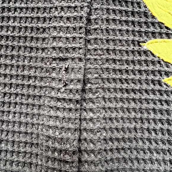 Asian Creations Jacket Floral Appliqued Leaves Vintage Black Green 100% Cotton S - Picture 7 of 7